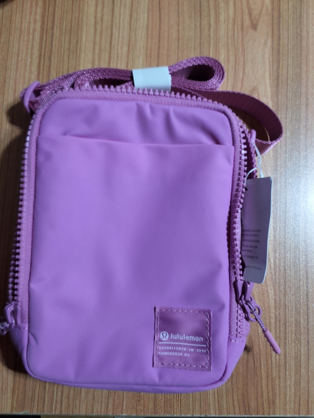 lululemon athletica Small Pink Crossbody Pouch